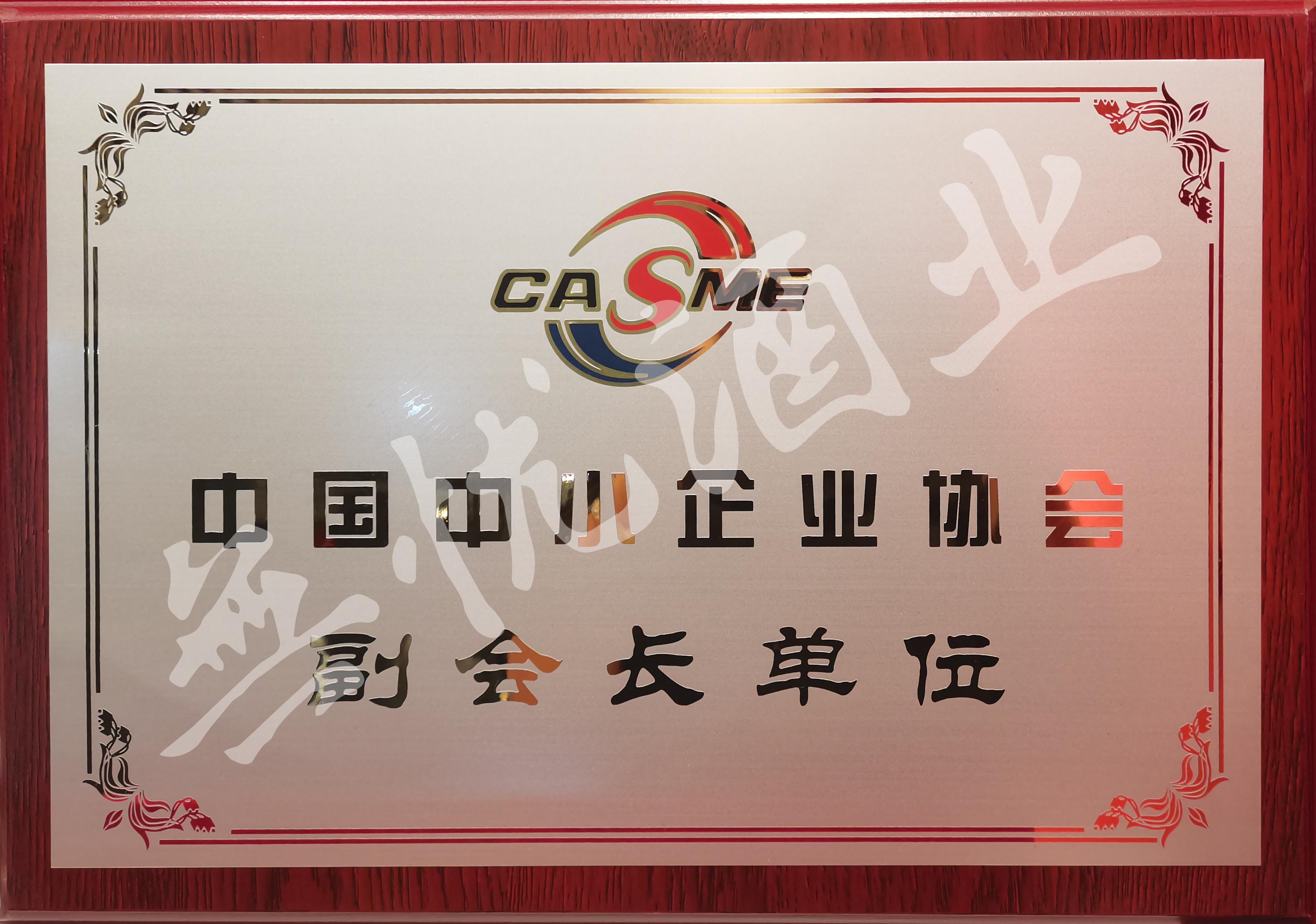 中国中小企业协会副会长单位